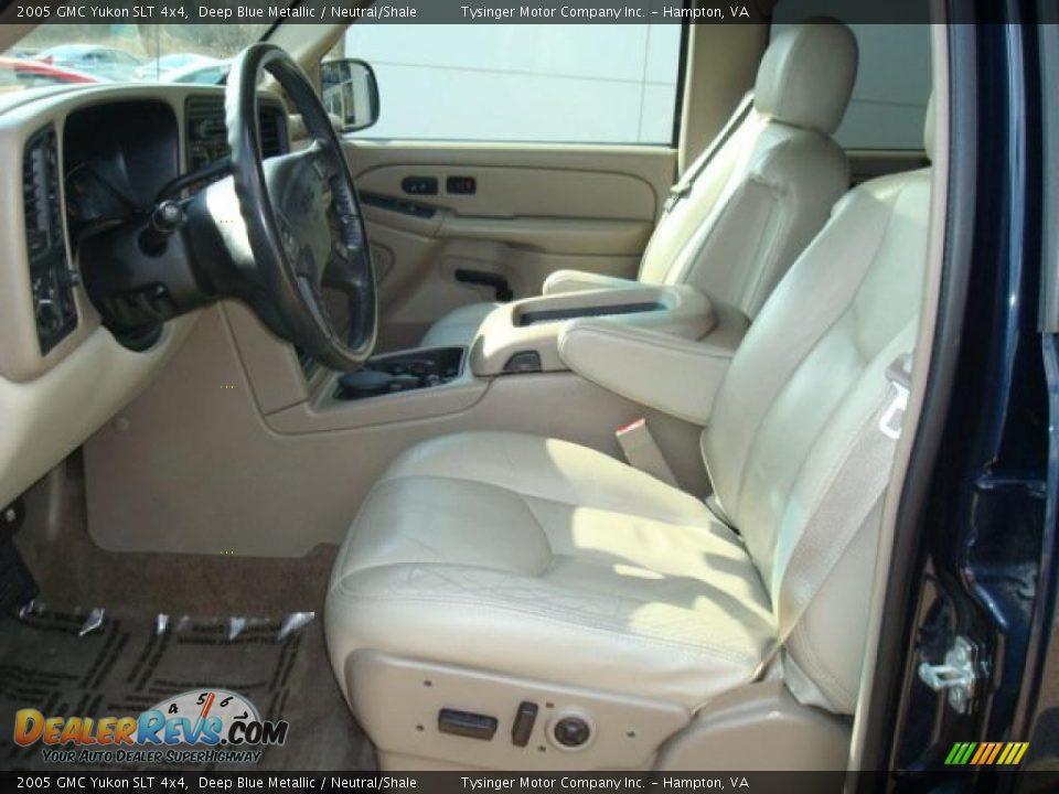 2005 GMC Yukon SLT 4x4 Deep Blue Metallic / Neutral/Shale Photo #9