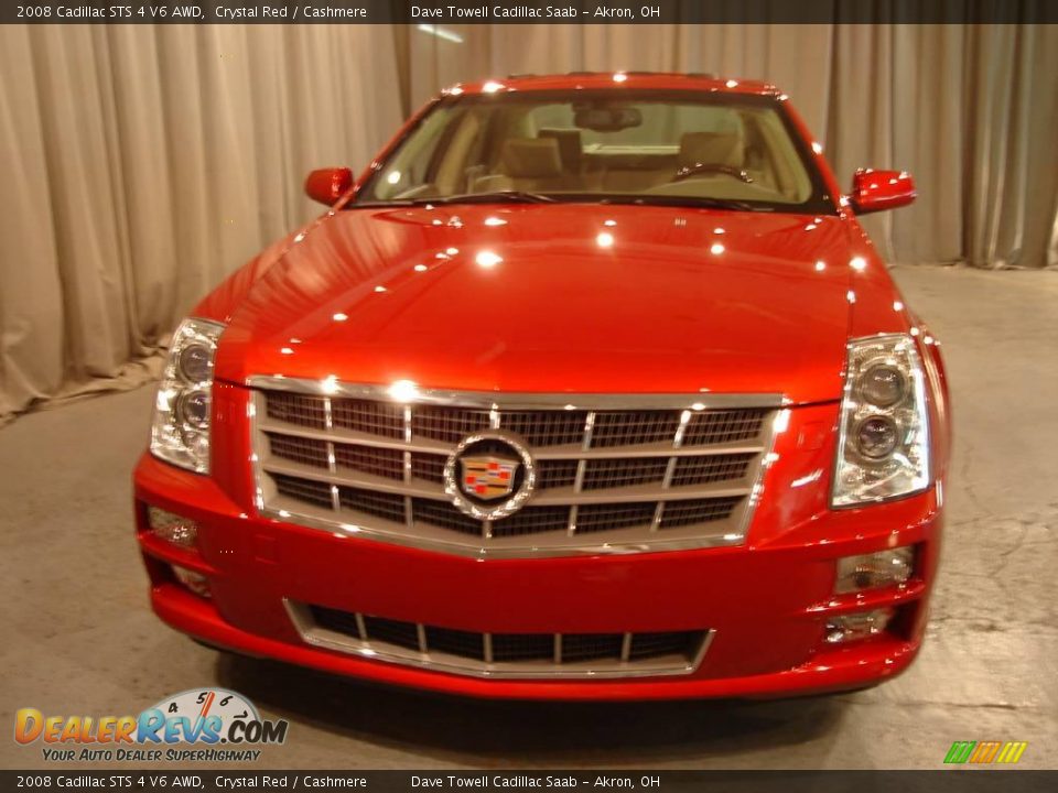 2008 Cadillac STS 4 V6 AWD Crystal Red / Cashmere Photo #5