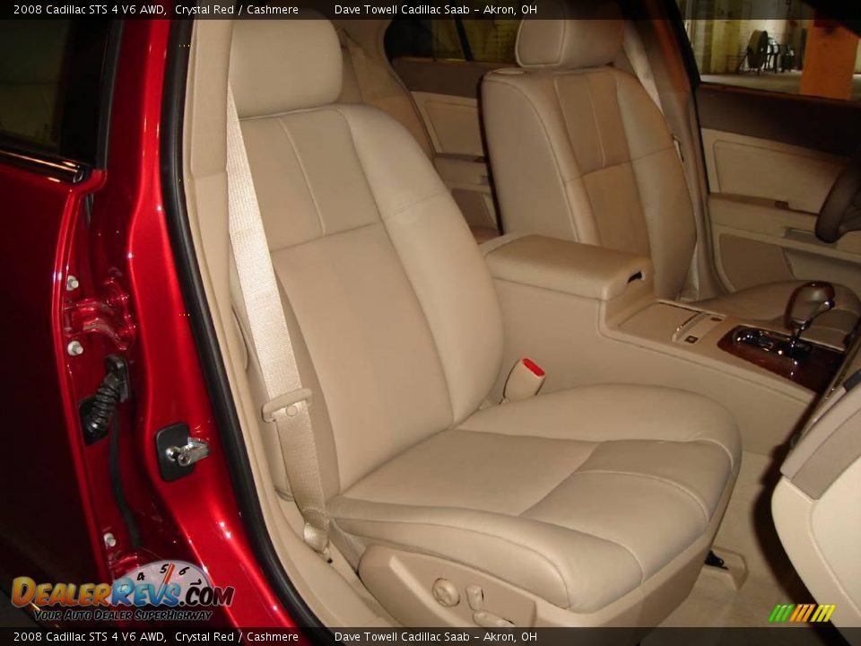 2008 Cadillac STS 4 V6 AWD Crystal Red / Cashmere Photo #13