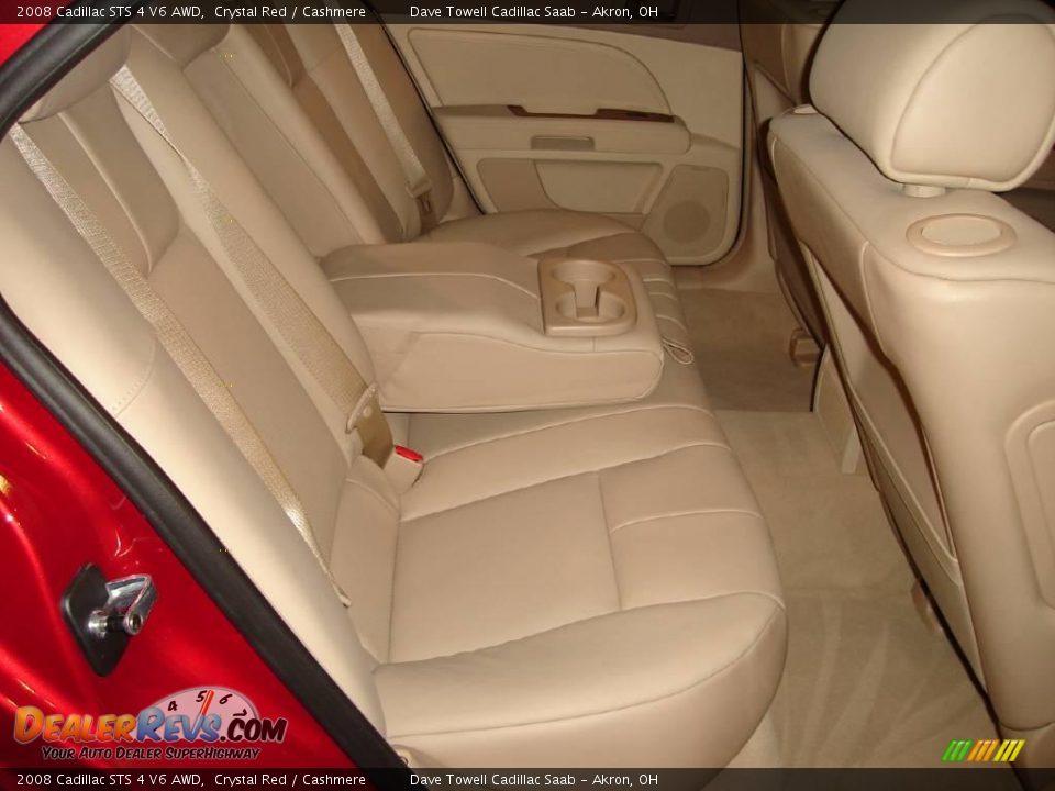 2008 Cadillac STS 4 V6 AWD Crystal Red / Cashmere Photo #14