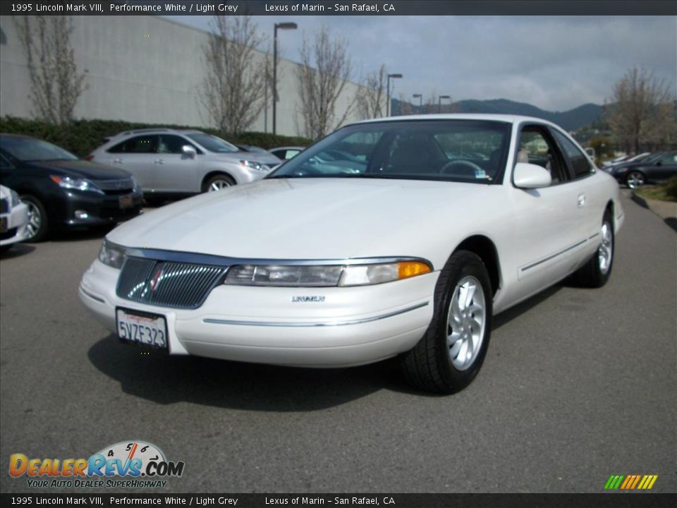 1995 Lincoln Mark VIII Performance White / Light Grey Photo #7