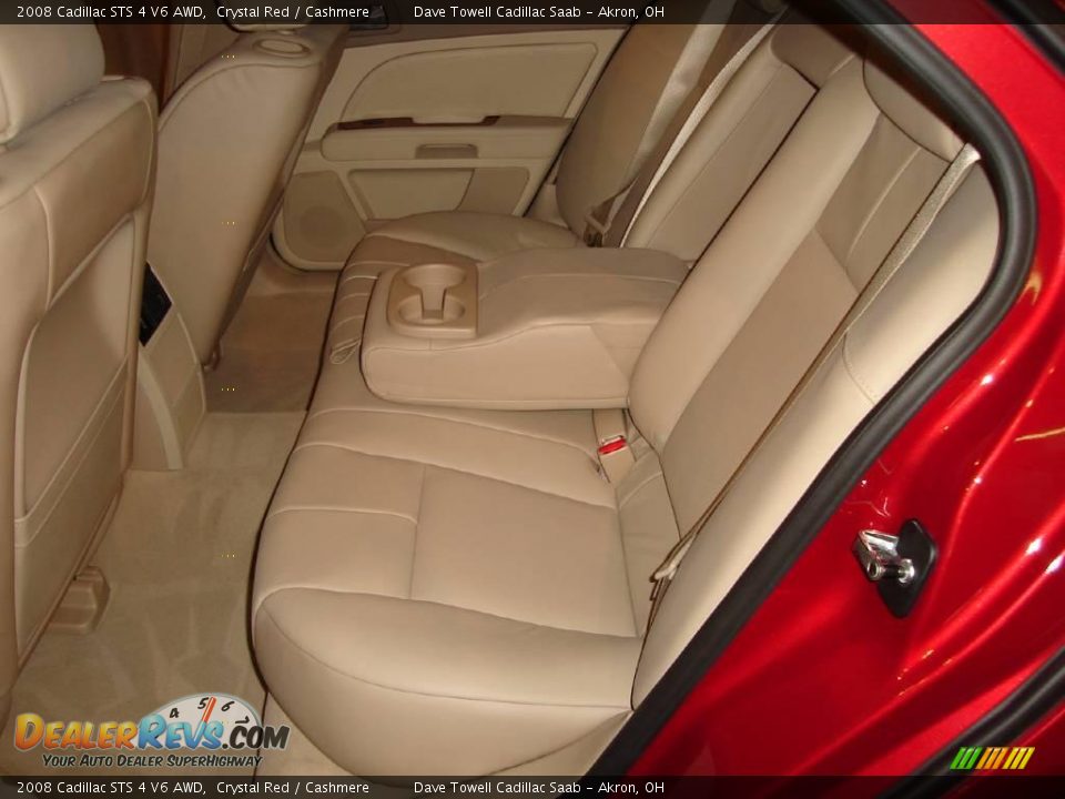 2008 Cadillac STS 4 V6 AWD Crystal Red / Cashmere Photo #15