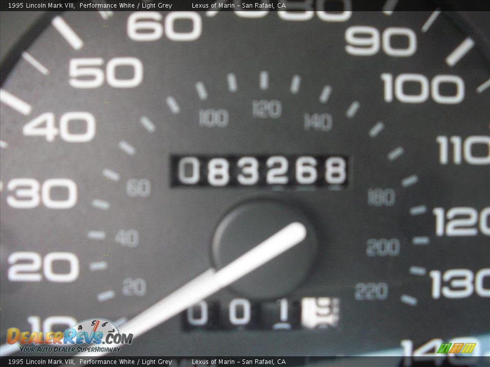 1995 Lincoln Mark VIII Performance White / Light Grey Photo #13