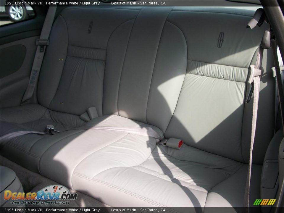 1995 Lincoln Mark VIII Performance White / Light Grey Photo #14