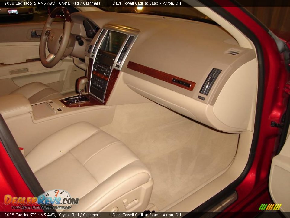 2008 Cadillac STS 4 V6 AWD Crystal Red / Cashmere Photo #18