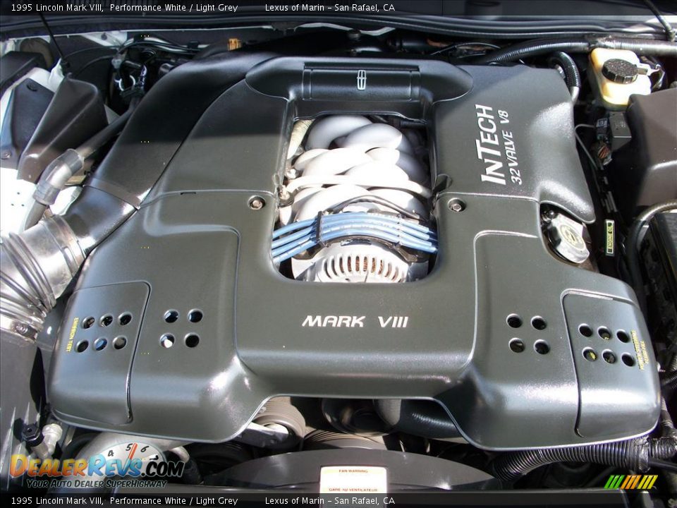 1995 Lincoln Mark VIII Performance White / Light Grey Photo #19