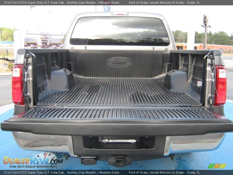2010 Ford F250 Super Duty XLT Crew Cab Sterling Gray Metallic / Medium Stone Photo #8