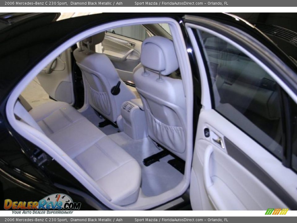 2006 Mercedes-Benz C 230 Sport Diamond Black Metallic / Ash Photo #10