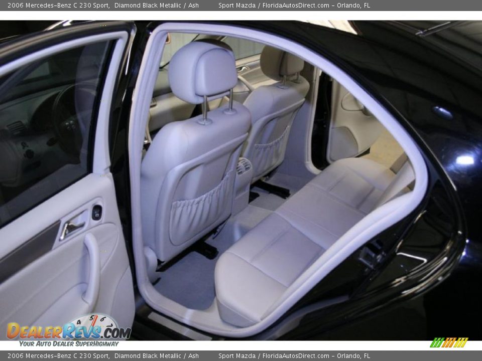 2006 Mercedes-Benz C 230 Sport Diamond Black Metallic / Ash Photo #13