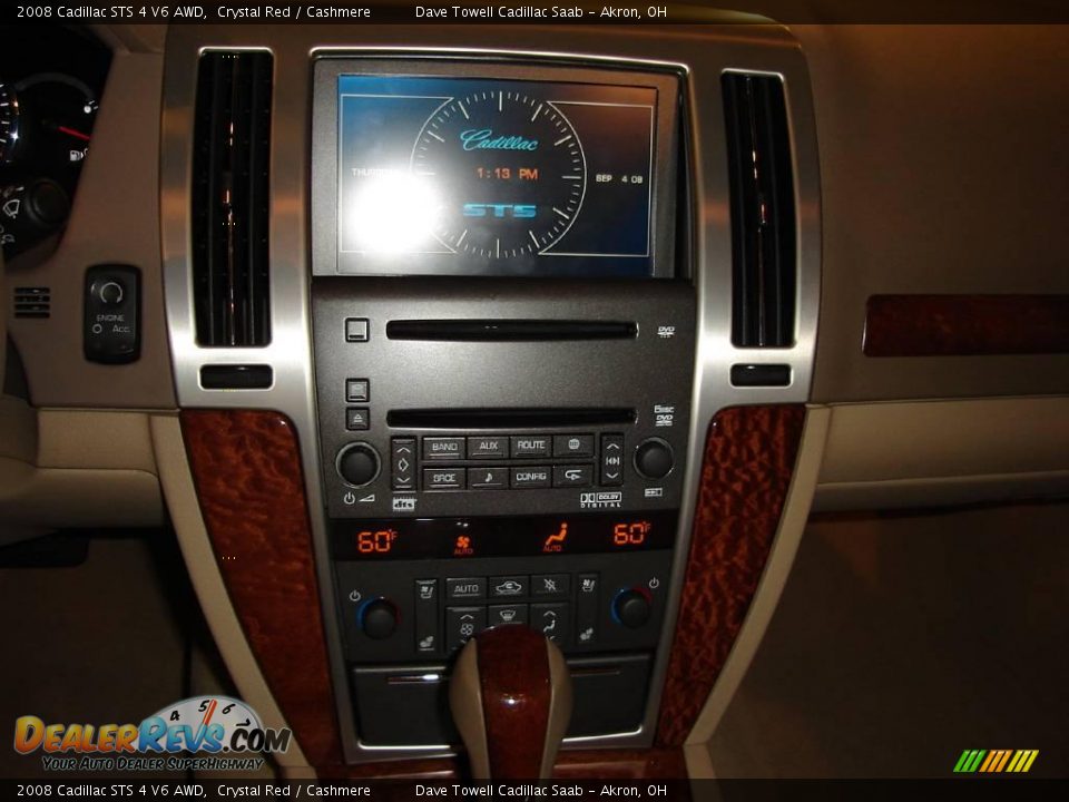 2008 Cadillac STS 4 V6 AWD Crystal Red / Cashmere Photo #24