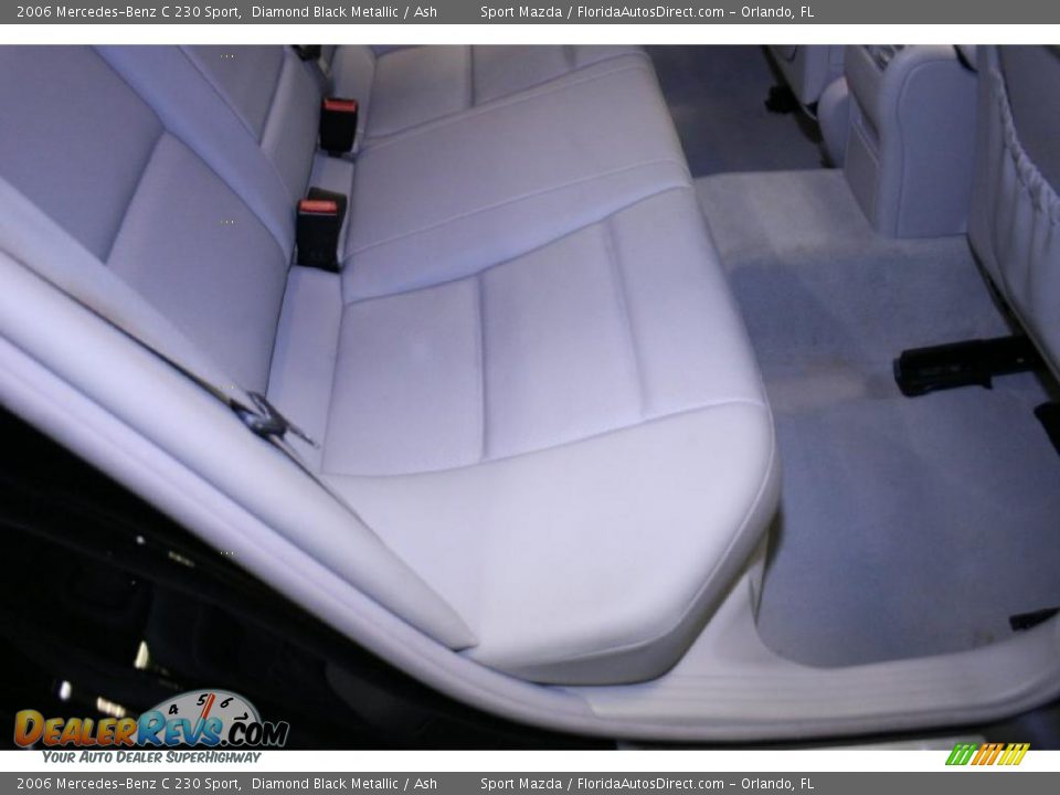 2006 Mercedes-Benz C 230 Sport Diamond Black Metallic / Ash Photo #18