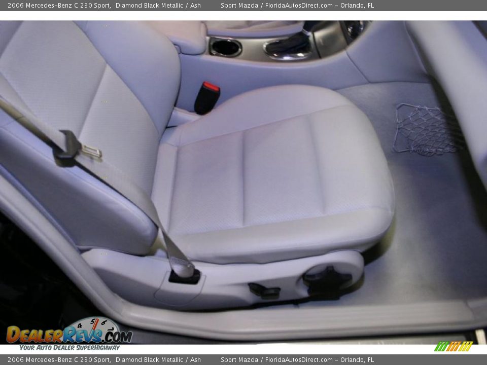2006 Mercedes-Benz C 230 Sport Diamond Black Metallic / Ash Photo #19