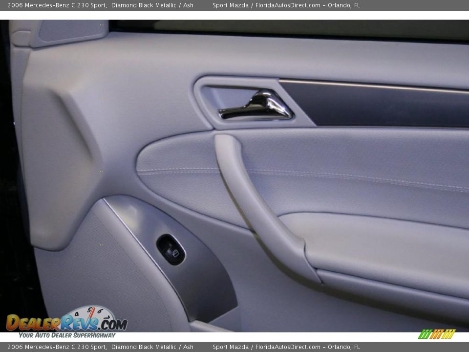 2006 Mercedes-Benz C 230 Sport Diamond Black Metallic / Ash Photo #21
