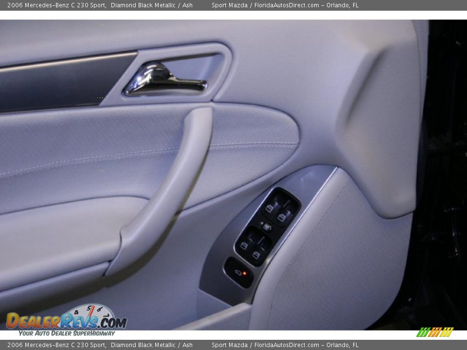2006 Mercedes-Benz C 230 Sport Diamond Black Metallic / Ash Photo #27