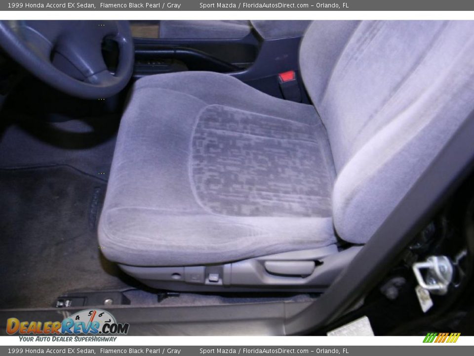 1999 Honda Accord EX Sedan Flamenco Black Pearl / Gray Photo #15