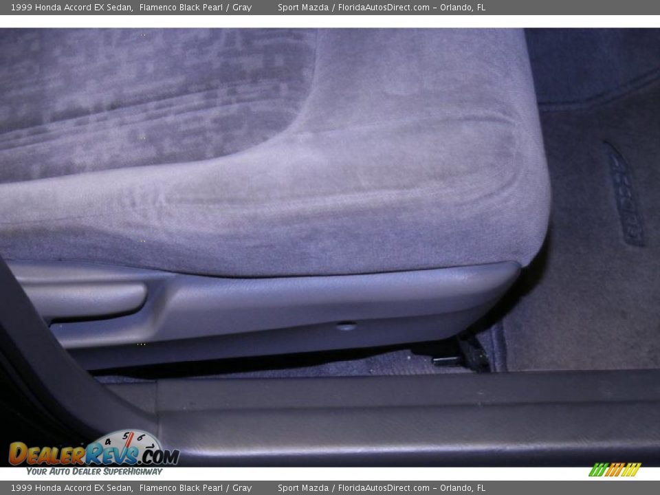 1999 Honda Accord EX Sedan Flamenco Black Pearl / Gray Photo #32