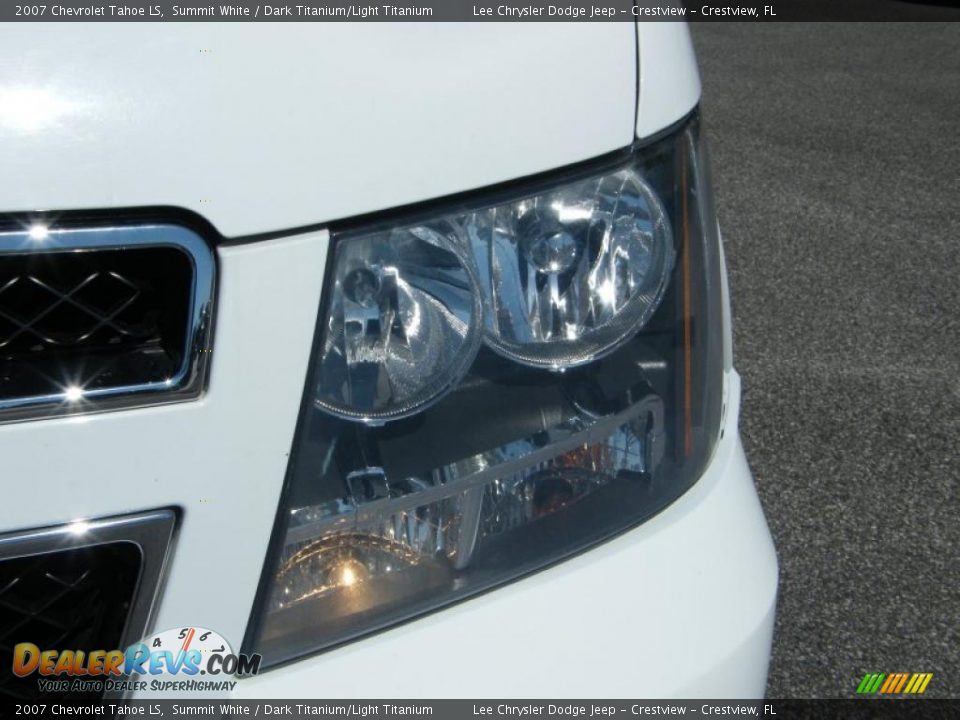 2007 Chevrolet Tahoe LS Summit White / Dark Titanium/Light Titanium Photo #9