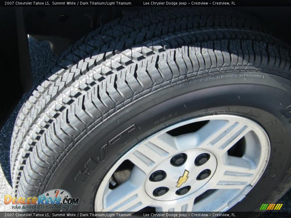 2007 Chevrolet Tahoe LS Summit White / Dark Titanium/Light Titanium Photo #12