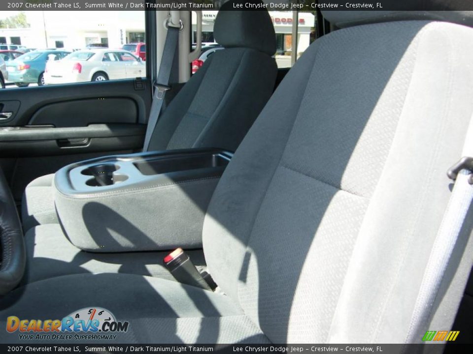 2007 Chevrolet Tahoe LS Summit White / Dark Titanium/Light Titanium Photo #14