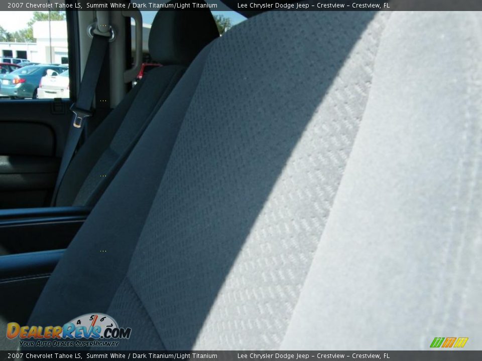 2007 Chevrolet Tahoe LS Summit White / Dark Titanium/Light Titanium Photo #15
