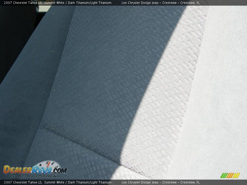 2007 Chevrolet Tahoe LS Summit White / Dark Titanium/Light Titanium Photo #16
