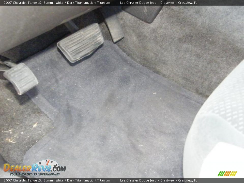 2007 Chevrolet Tahoe LS Summit White / Dark Titanium/Light Titanium Photo #17
