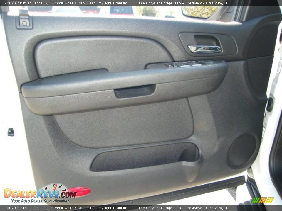 2007 Chevrolet Tahoe LS Summit White / Dark Titanium/Light Titanium Photo #19