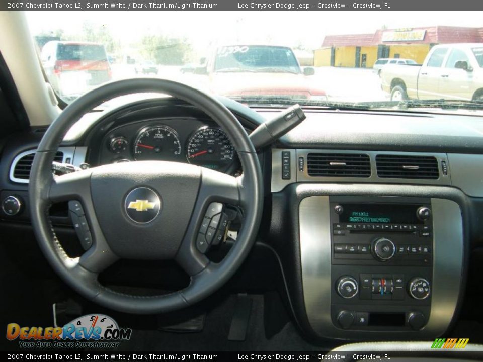 2007 Chevrolet Tahoe LS Summit White / Dark Titanium/Light Titanium Photo #20