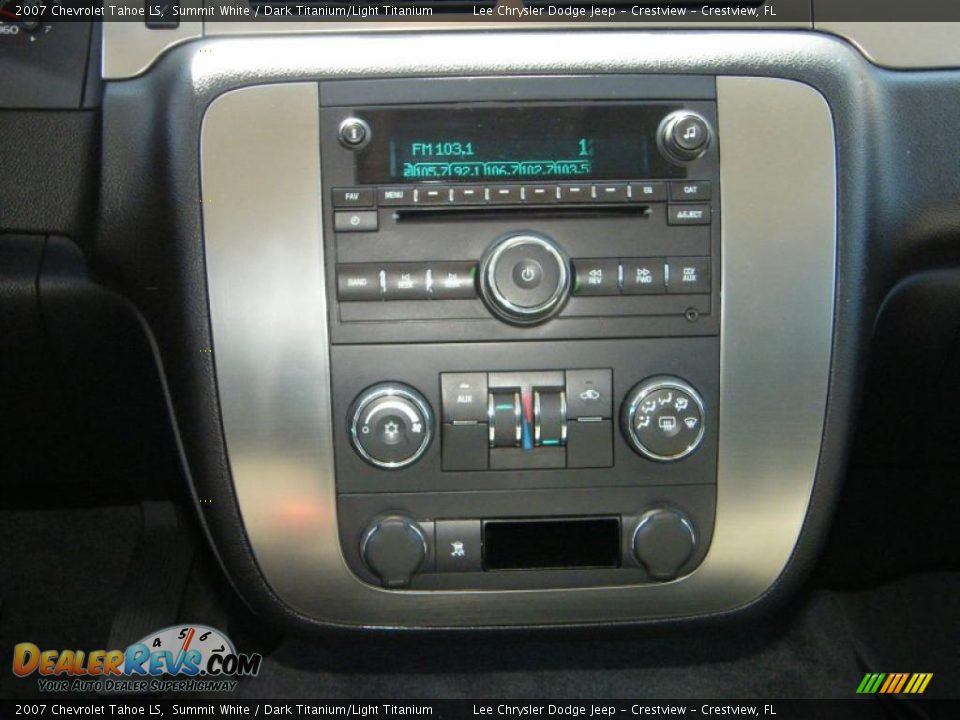 2007 Chevrolet Tahoe LS Summit White / Dark Titanium/Light Titanium Photo #22