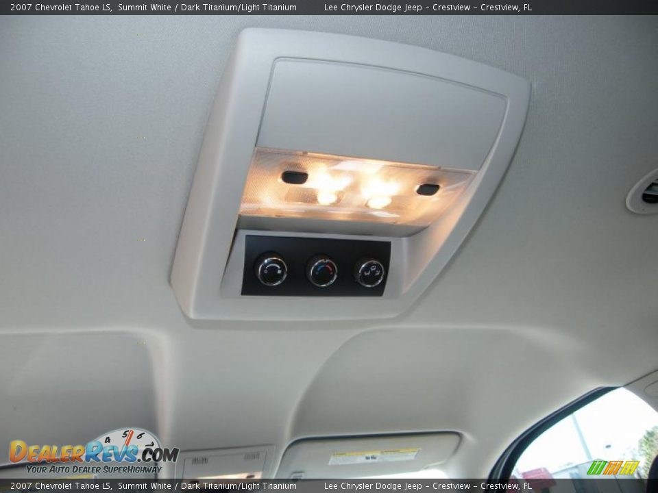 2007 Chevrolet Tahoe LS Summit White / Dark Titanium/Light Titanium Photo #23