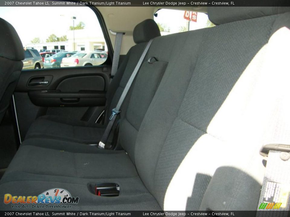 2007 Chevrolet Tahoe LS Summit White / Dark Titanium/Light Titanium Photo #24