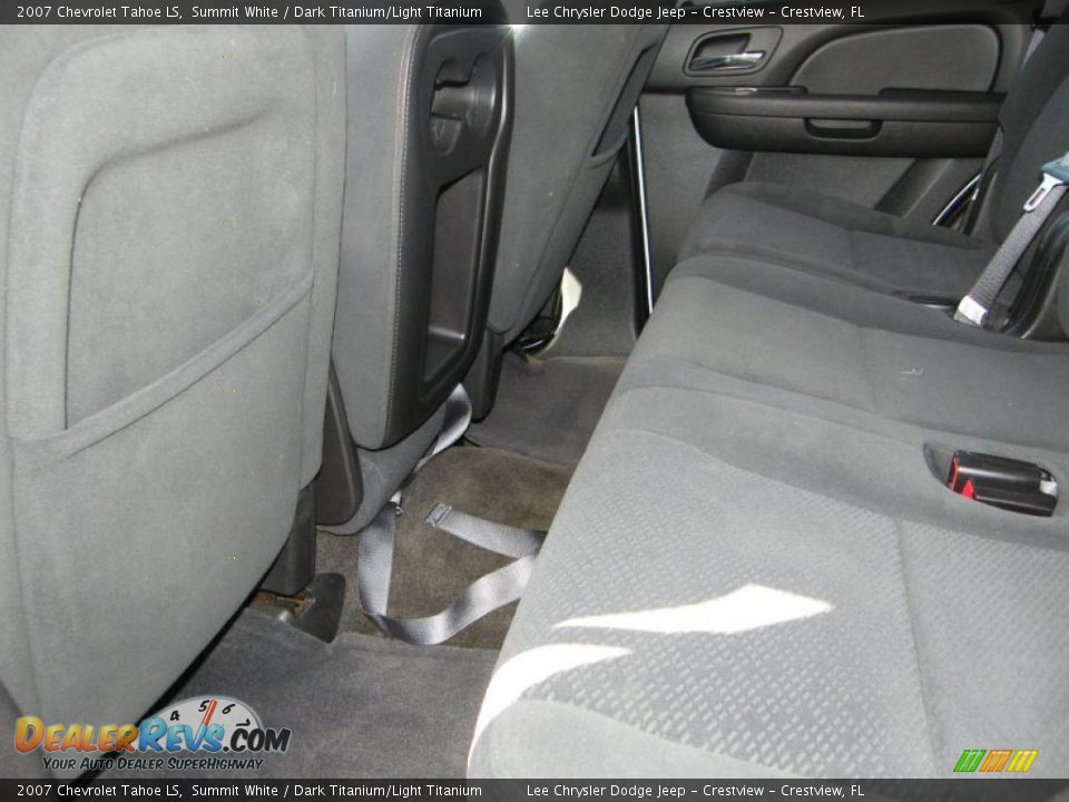 2007 Chevrolet Tahoe LS Summit White / Dark Titanium/Light Titanium Photo #25