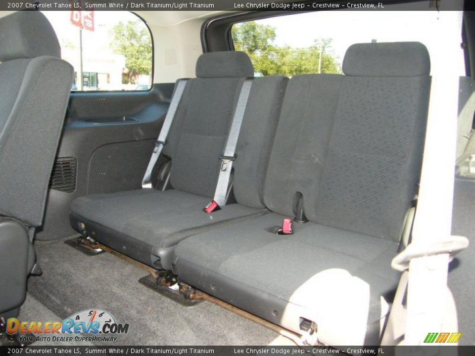 2007 Chevrolet Tahoe LS Summit White / Dark Titanium/Light Titanium Photo #26