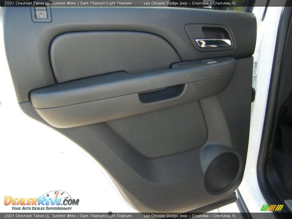 2007 Chevrolet Tahoe LS Summit White / Dark Titanium/Light Titanium Photo #28