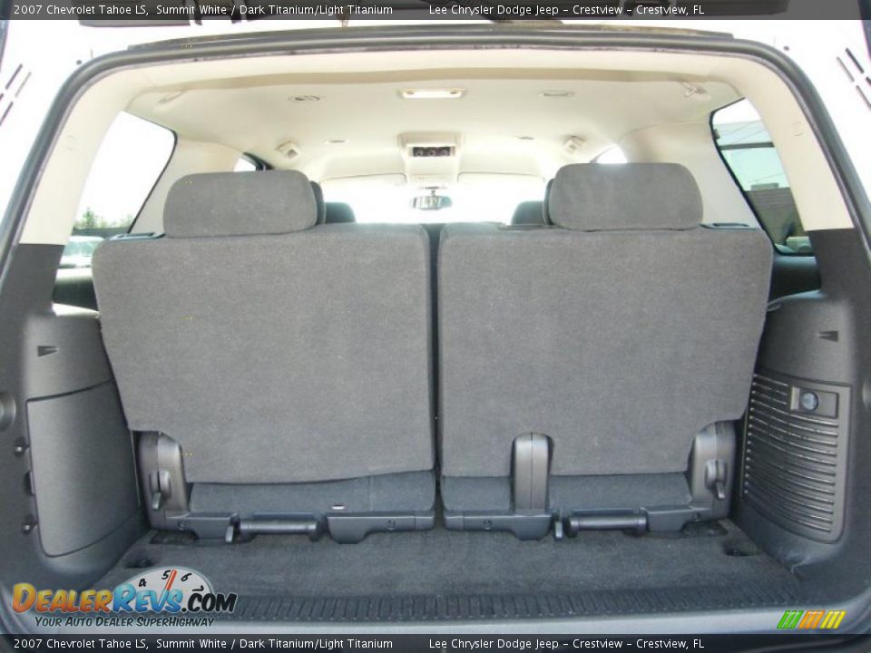 2007 Chevrolet Tahoe LS Summit White / Dark Titanium/Light Titanium Photo #29