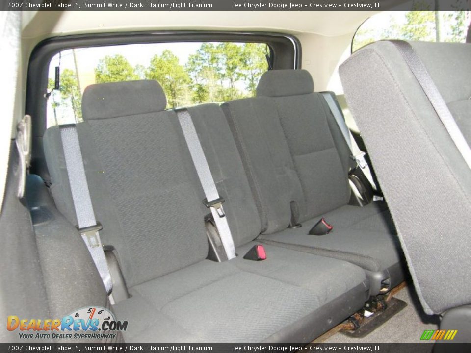 2007 Chevrolet Tahoe LS Summit White / Dark Titanium/Light Titanium Photo #30