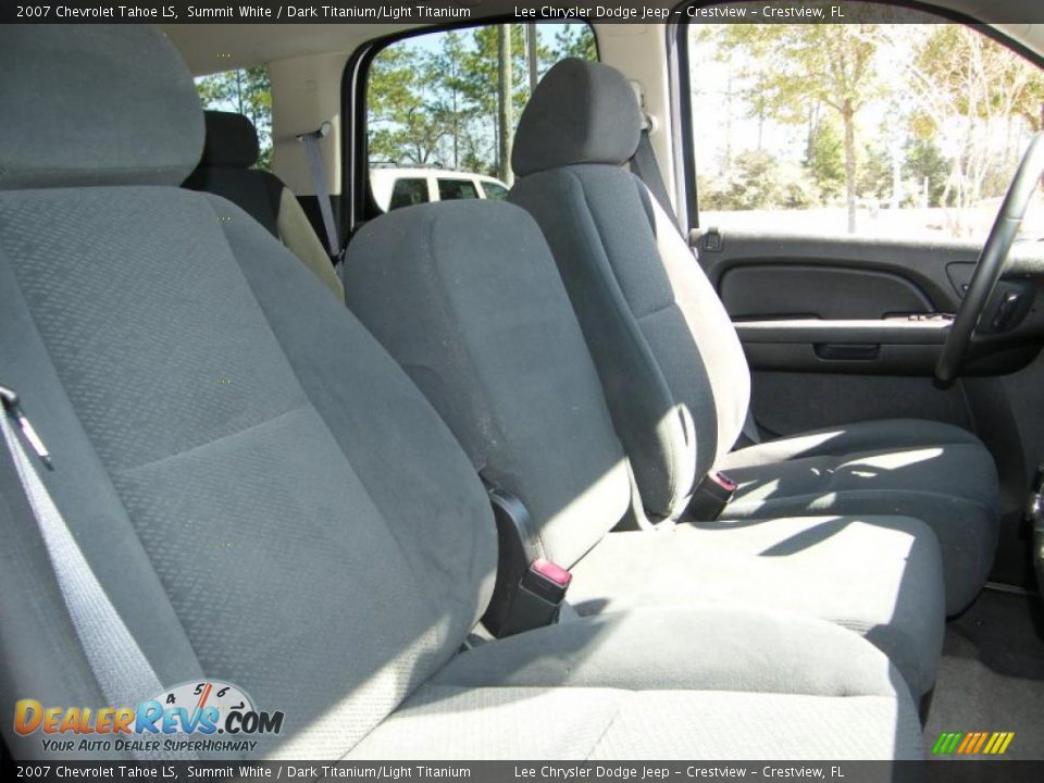 2007 Chevrolet Tahoe LS Summit White / Dark Titanium/Light Titanium Photo #33