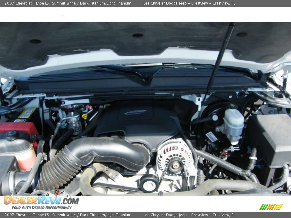 2007 Chevrolet Tahoe LS Summit White / Dark Titanium/Light Titanium Photo #35