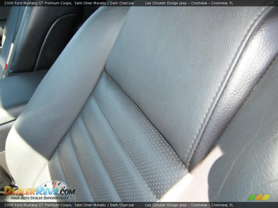 2006 Ford Mustang GT Premium Coupe Satin Silver Metallic / Dark Charcoal Photo #15