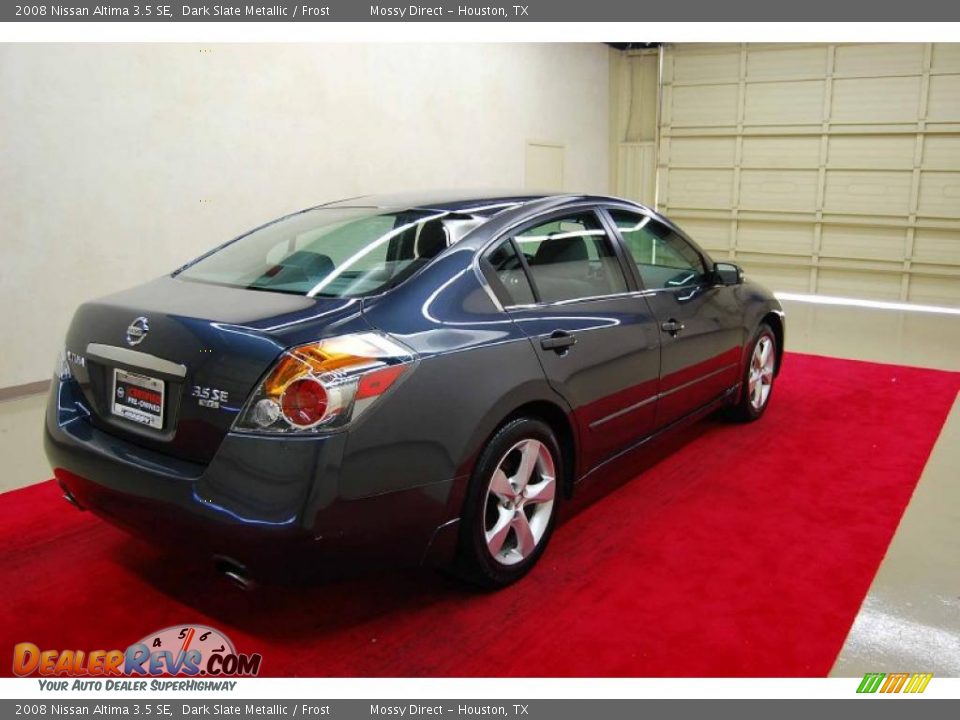 2008 Nissan Altima 3.5 SE Dark Slate Metallic / Frost Photo #8