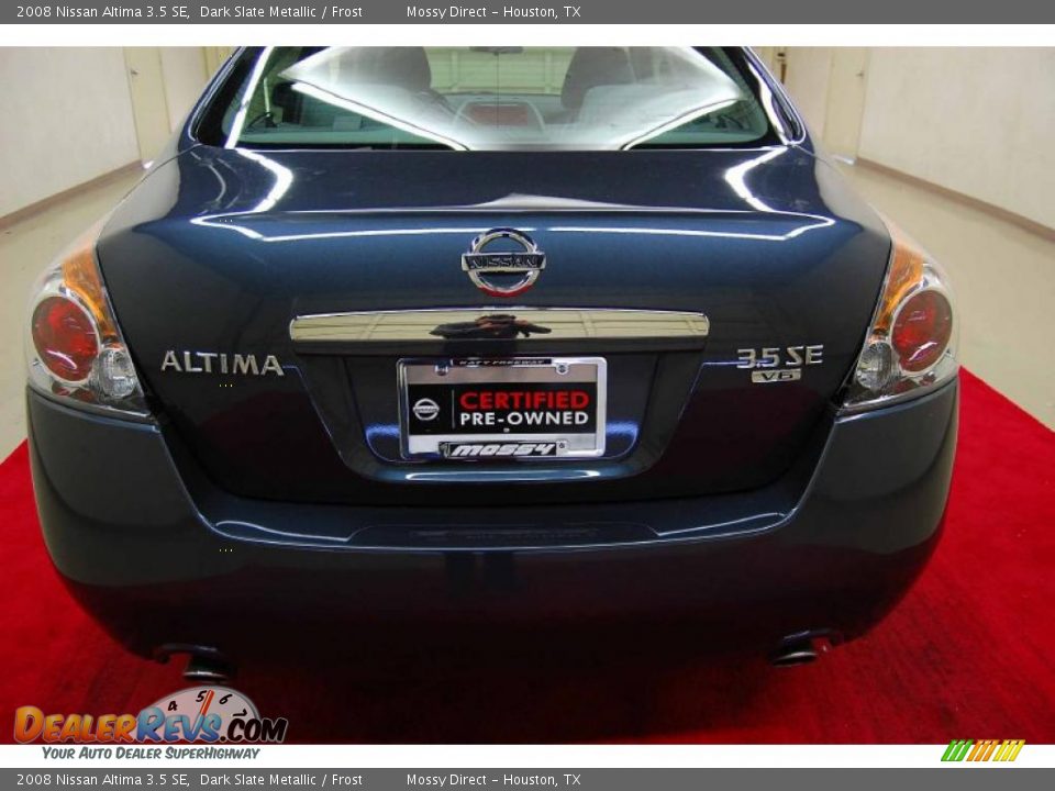 2008 Nissan Altima 3.5 SE Dark Slate Metallic / Frost Photo #10