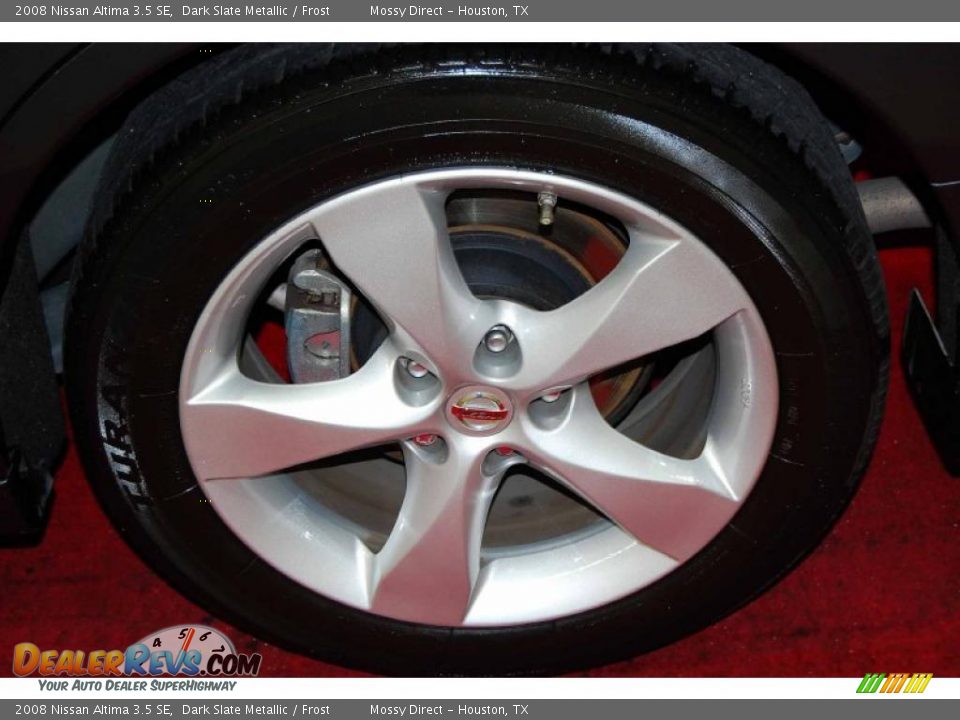 2008 Nissan Altima 3.5 SE Dark Slate Metallic / Frost Photo #13
