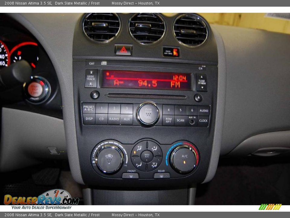 2008 Nissan Altima 3.5 SE Dark Slate Metallic / Frost Photo #30