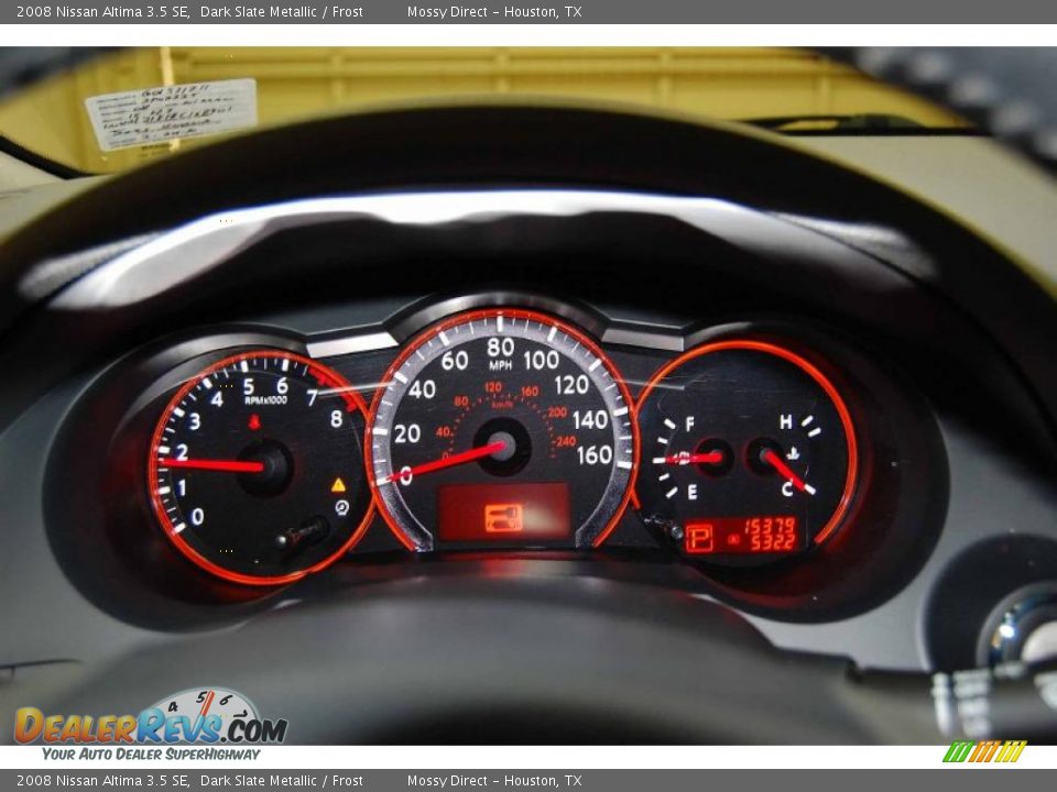 2008 Nissan Altima 3.5 SE Dark Slate Metallic / Frost Photo #32