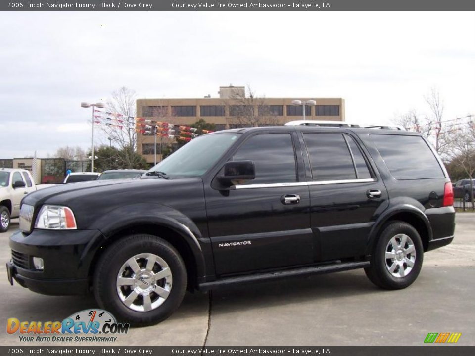 2006 Lincoln Navigator Luxury Black / Dove Grey Photo #1