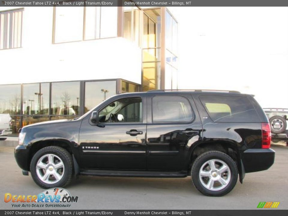 2007 Chevrolet Tahoe LTZ 4x4 Black / Light Titanium/Ebony Photo #1