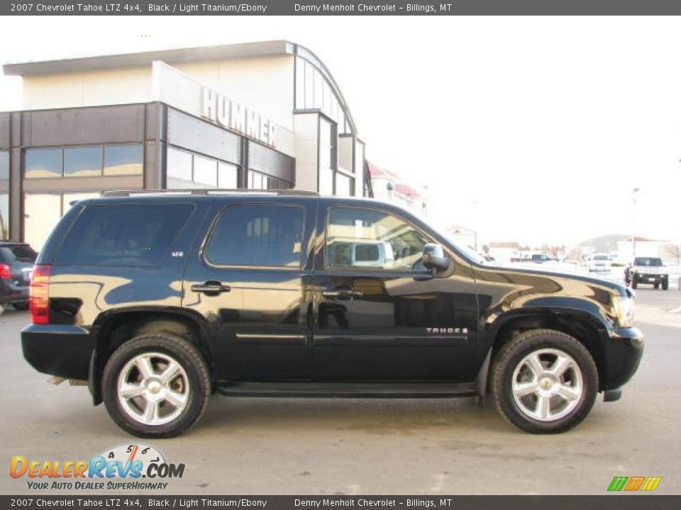 2007 Chevrolet Tahoe LTZ 4x4 Black / Light Titanium/Ebony Photo #6