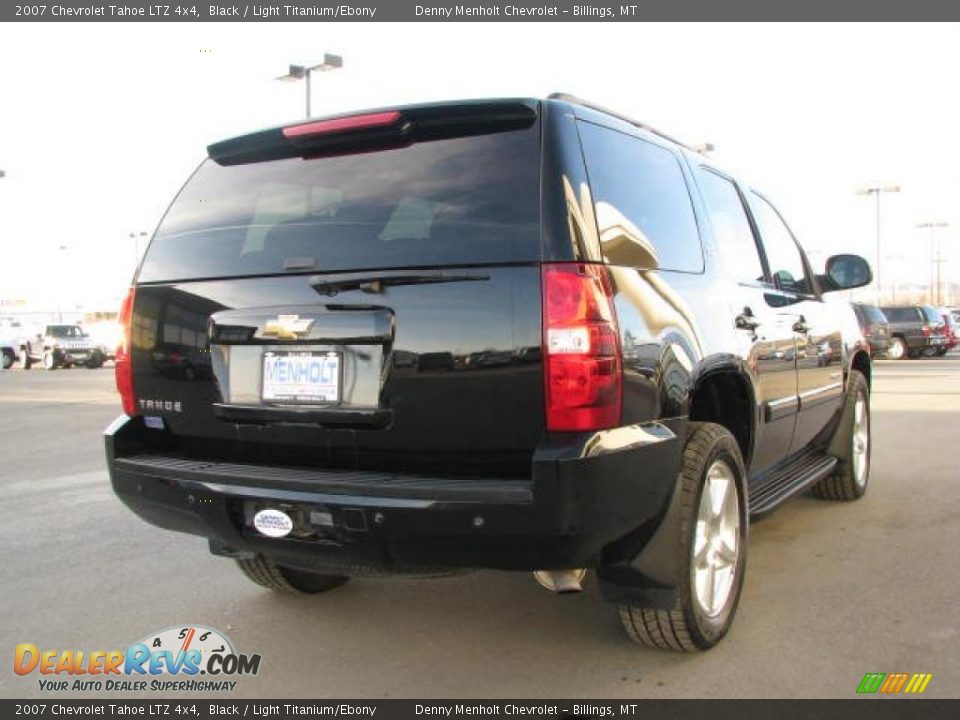 2007 Chevrolet Tahoe LTZ 4x4 Black / Light Titanium/Ebony Photo #7