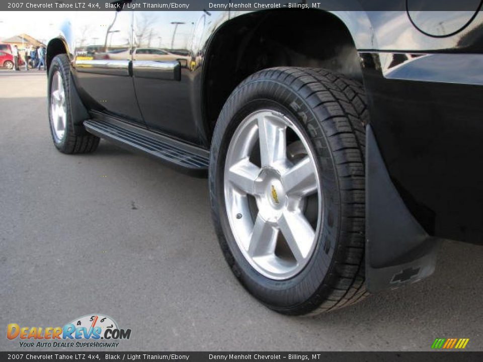 2007 Chevrolet Tahoe LTZ 4x4 Black / Light Titanium/Ebony Photo #9