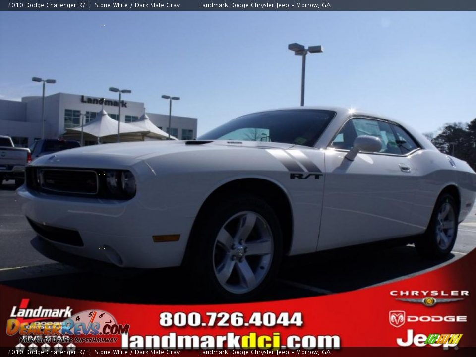 2010 Dodge Challenger R/T Stone White / Dark Slate Gray Photo #1